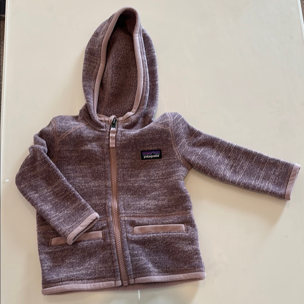 Kids Hooded Patagonia Jacket - Purple